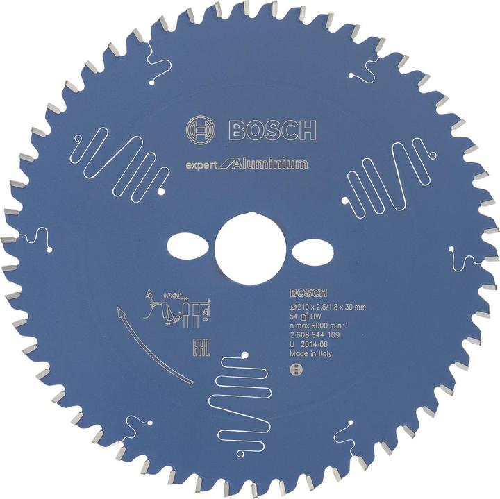 Actual product image Bosch Professional Zubehör Circular saw blade Expert for Aluminium, 210 x 30 x 2.6 mm, 54