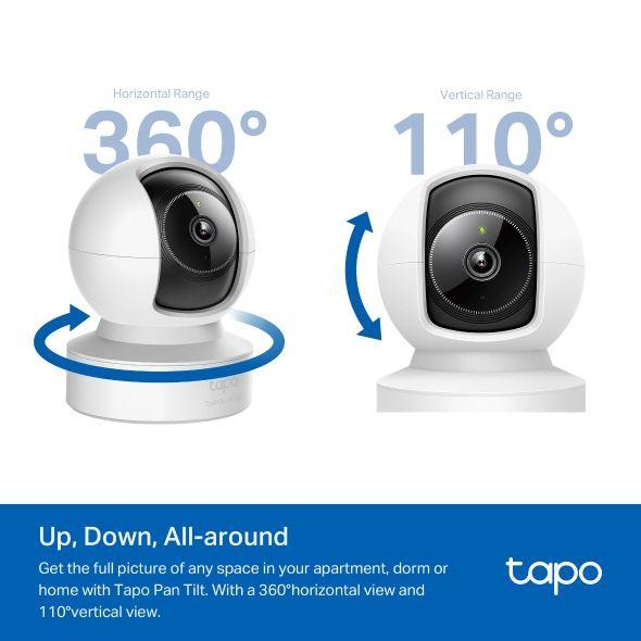 Actual product image TP-Link Tapo C222 Pan/Tilt AI Home Security Wi-Fi Camera (2560 x 1440 Pixels)