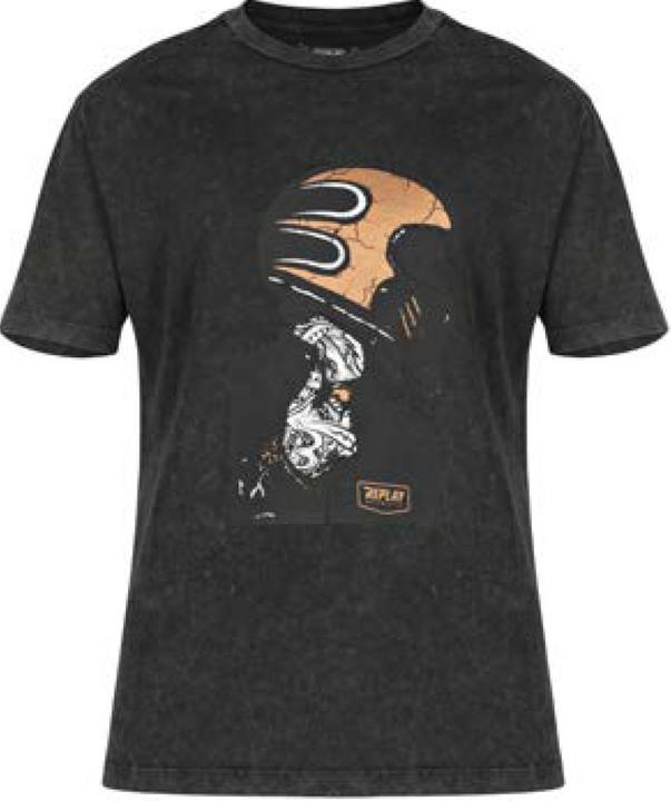 Actual product image Replay PROJECTS BIKER Herren T-Shirt schwarz XXL (XXL)