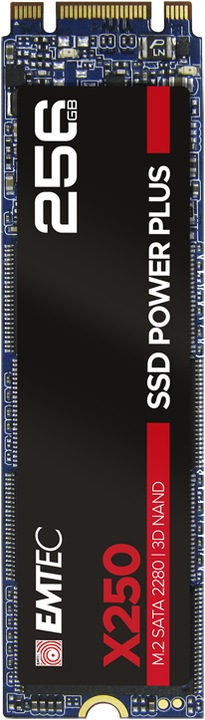 Produktbild Emtec Festplatten-SSD X250 256 GB M.2 2280 SATA III (ECSSD256GX250) (256 GB, M.2 2280)