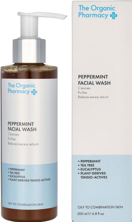 Actual product image The Organic Pharmacy Peppermint Face Wash (Facial cleansing wipes, 200 ml)