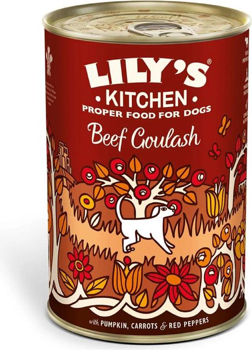 Produktbild Lily's Kitchen Nassfutter Rindsgulasch, 6 x 400g (Adult, 6 Stk., 2760 g)