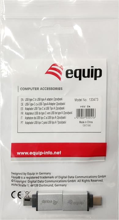 Produktbild equip USB Typ-C zu (USB-A, 0.75 cm)