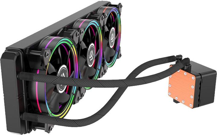 Actual product image Intertech ALSEYE HALO CPU water cooling H360