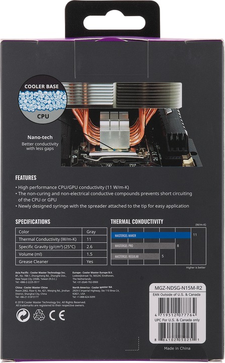 Produktbild Cooler Master Wärmeleitpaste MasterGel Maker (11 W/m K, 12 g)