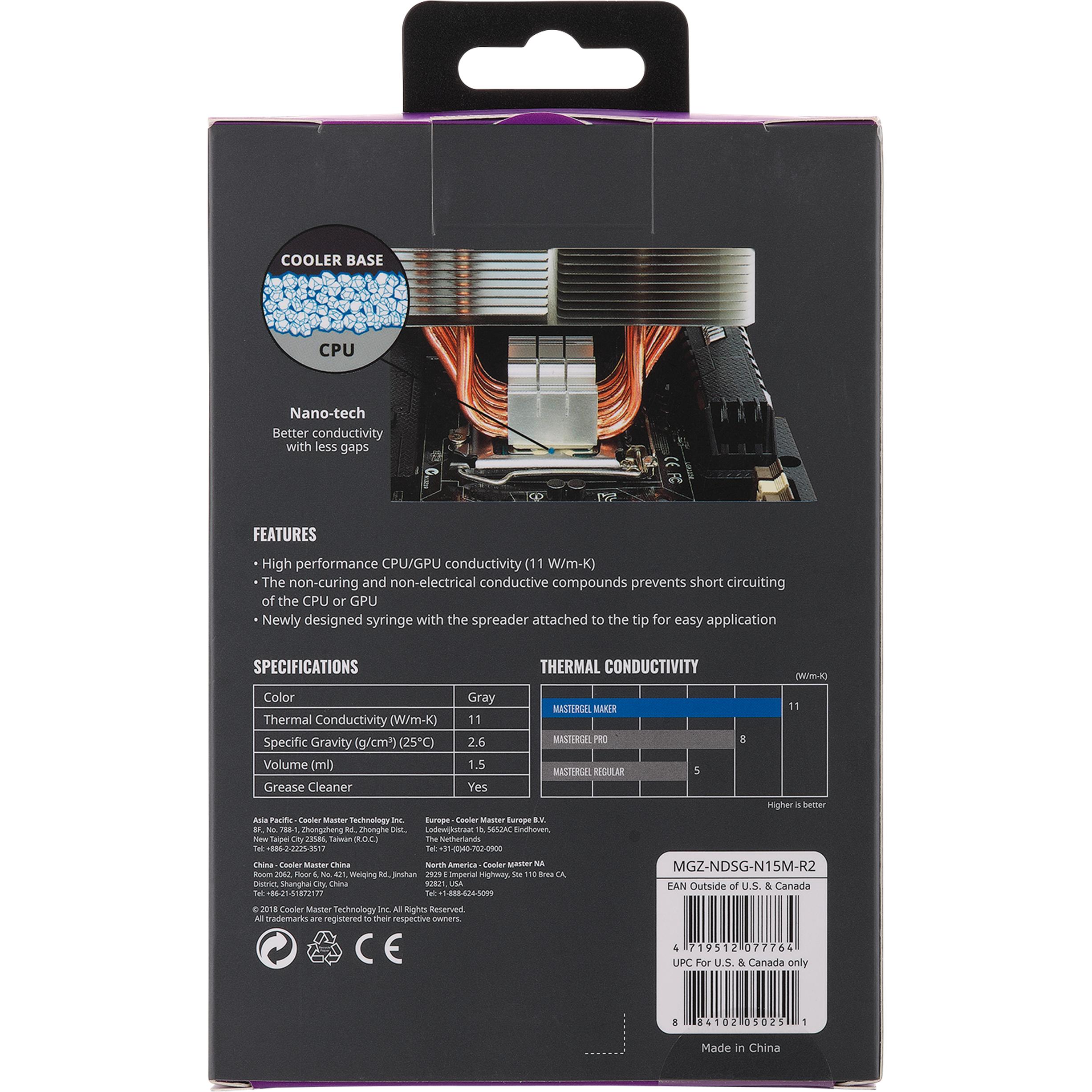 Thumbnail - Cooler Master Wärmeleitpaste MasterGel Maker (11 W/m K, 12 g), Wärmeleitpaste