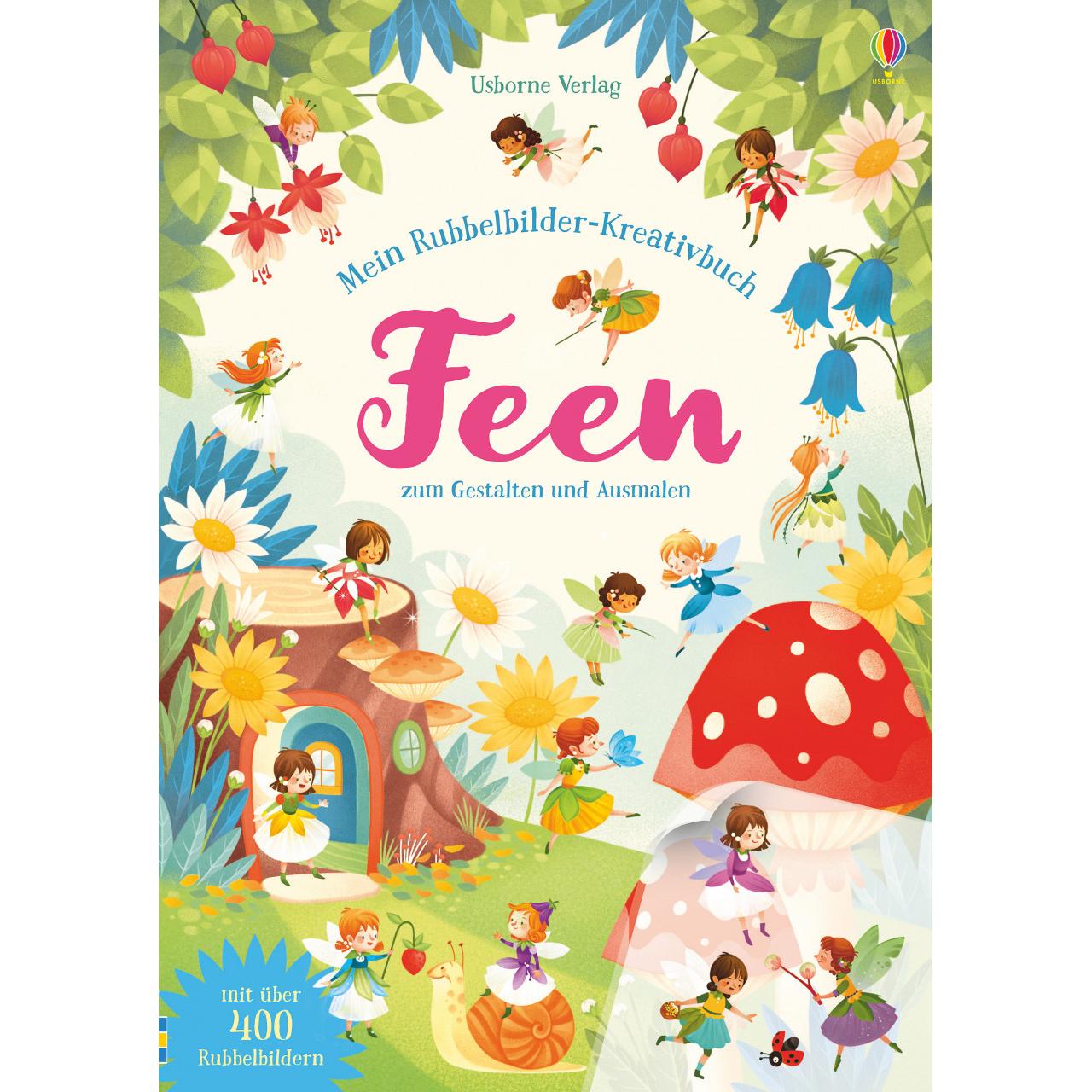 Thumbnail - Usborne Publishing Mein Rubbelbilder-Kreativbuch: Feen