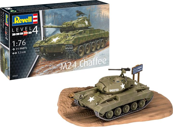 Actual product image Revell M24 Chaffee