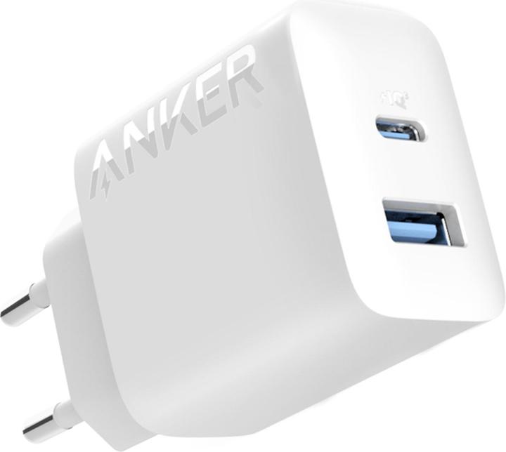 Actual product image Anker 20W USB-C and USB-A connection 2-port wall charger (20 W)