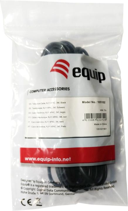 Produktbild equip 2x RJ11, 4P4C, 26AWG