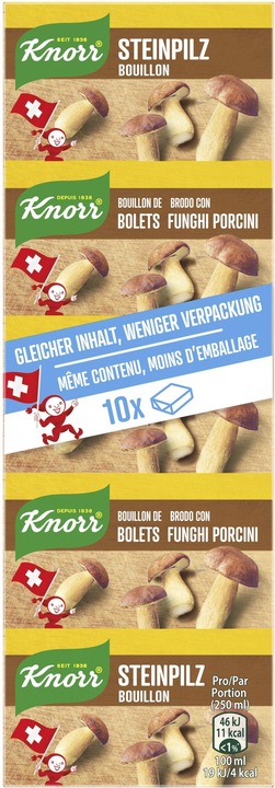 Image du produit Knorr Bouillon de bolets barre cubes pour soupes