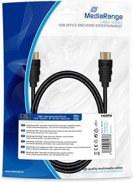 Produktbild MediaRange HDMI – HDMI (1 m, HDMI, 2.0)
