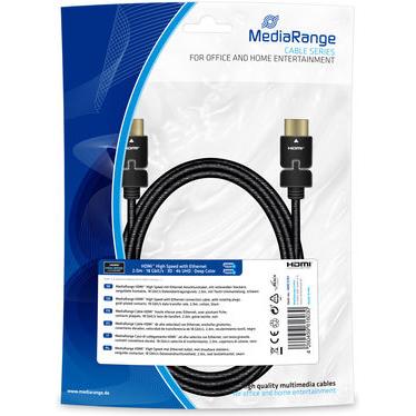 MediaRange HDMI (Typ A) — HDMI (Typ A) (2 m, HDMI), Video Kabel
