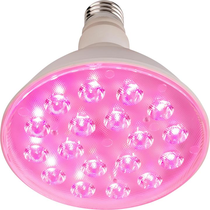 Luxula LED-Pflanzenlampe, E27, 18W, 1200K, 580lm, warmweiss, IP20 (LED, 220 V)