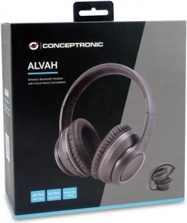 Actual product image Conceptronic Headset ALVAH01B Wireless Bluetooth Micro ANCsw (ANC, 20 h, Wireless)