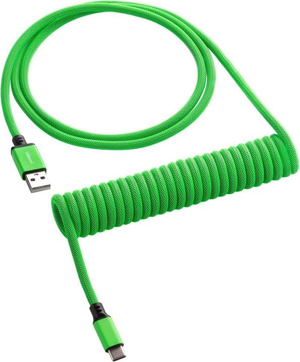 Actual product image CableMod Classic Coiled Keyboard Cable USB-C to USB Type A, Viper (1.50 m, USB 2.0)