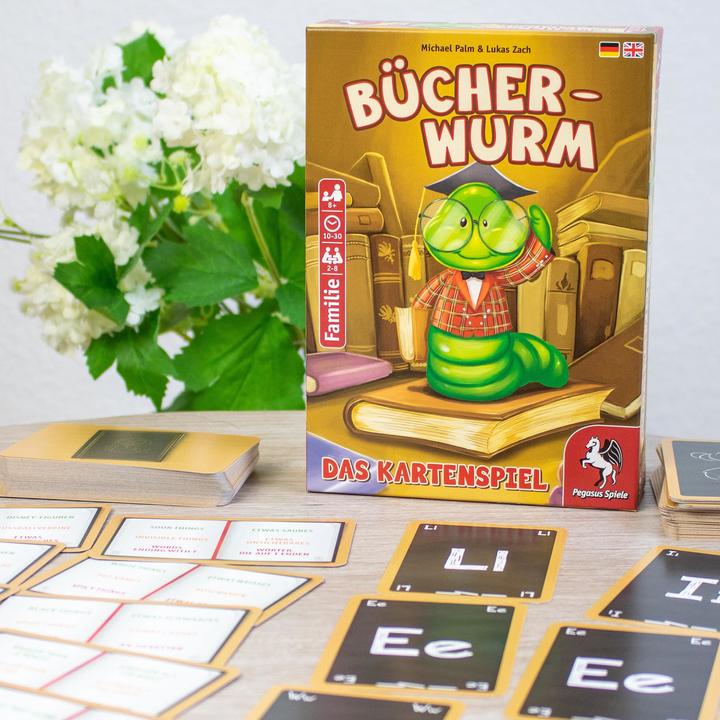 Actual product image Pegasus Bookworm (German, 2 - 8 Players)