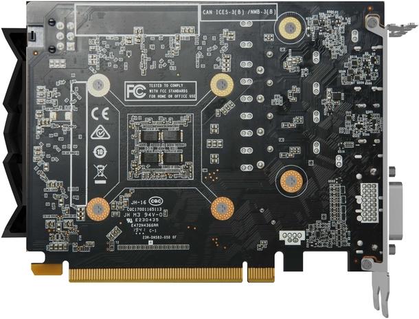 Actual product image Zotac GeForce GTX 1650 AMP Core (4 GB)