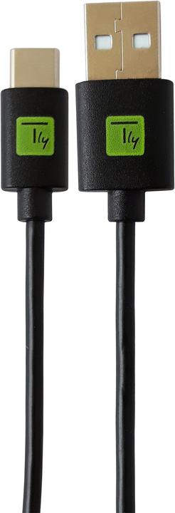 Actual product image Techly USB2.0 Cable ST Type-A - ST Type-C (0.10 m, USB 2.0)