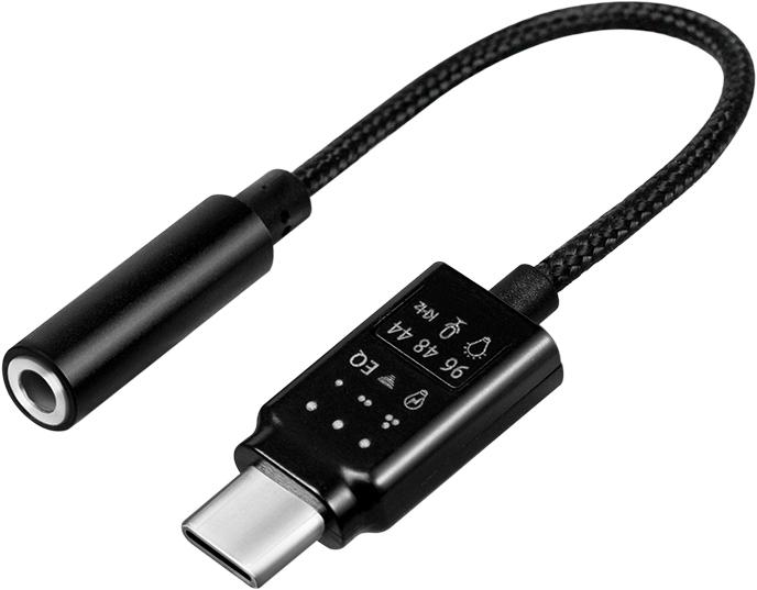 Produktbild LogiLink Audio Adapter m. EQ, 1xUSB-C -> /F (Klinkenadapter)