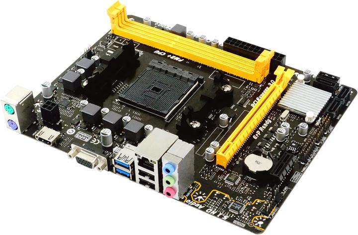 Actual product image Biostar MB A68MHE A68,FM2+,mATX,AMD (FM2+, AMD A68H, mATX)