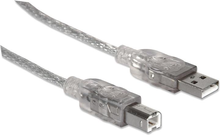 Produktbild Manhattan Hi-Speed USB 2.0 Anschlusskabel, 1x USB A - 1x USB B (1.80 m, USB 2.0)
