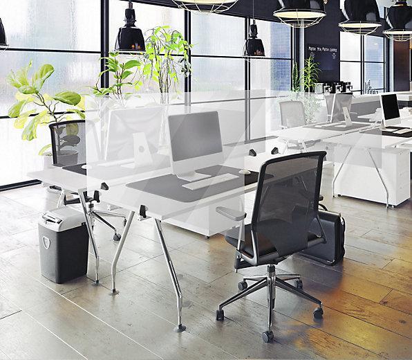 Produktbild smiT Tischtrennwand für Einzelarbeitsplatz