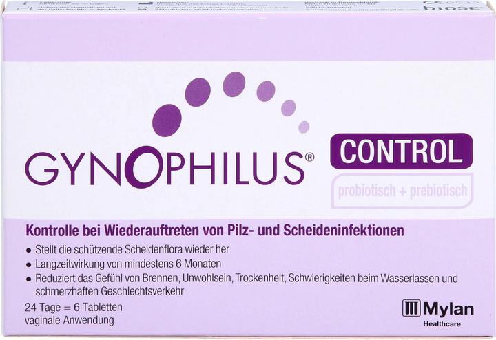 Produktbild Mylan Gynophilus control, 6 St VTA