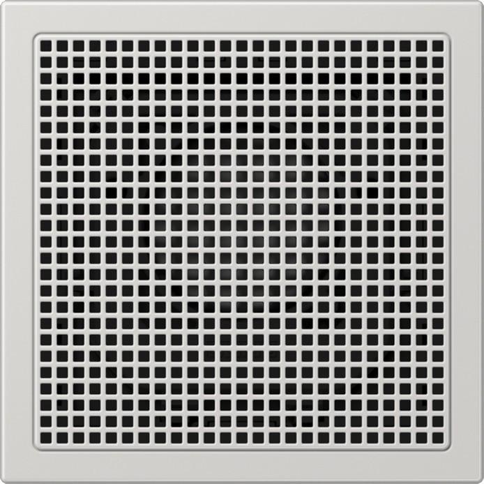 JUNG JG LSM LS 4 LG Lautsprechermodul, ca. 2,5 W, 4 Ohm, 120 bis (1 Stk.), Einbaulautsprecher, Grau