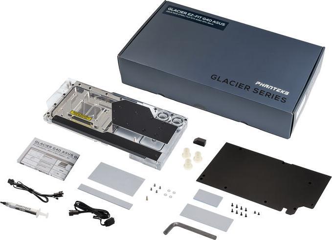 Immagine prodotto Phanteks Raffreddatore ad acqua per GPU Asus Glacier Ez-Fit G40 RTX 4090, D-RGB - nero