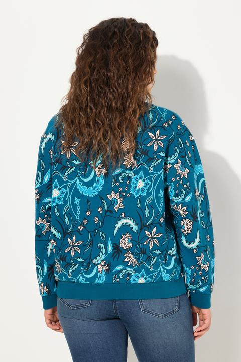 Produktbild Ulla Popken Sweatshirt, Pailletten, Oversized, Rundhals, Langarm (42, 44)