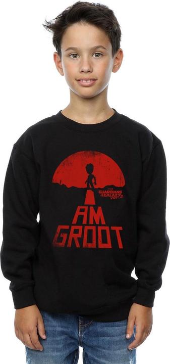 Produktbild Guardians Of The Galaxy I Am Groot Red Sweatshirt Jungen (116)