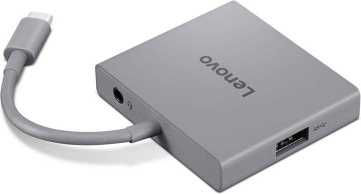 Actual product image Lenovo USB-C 4 in 1 travel hub Gen2 (P) (USB-C, 4 ports)