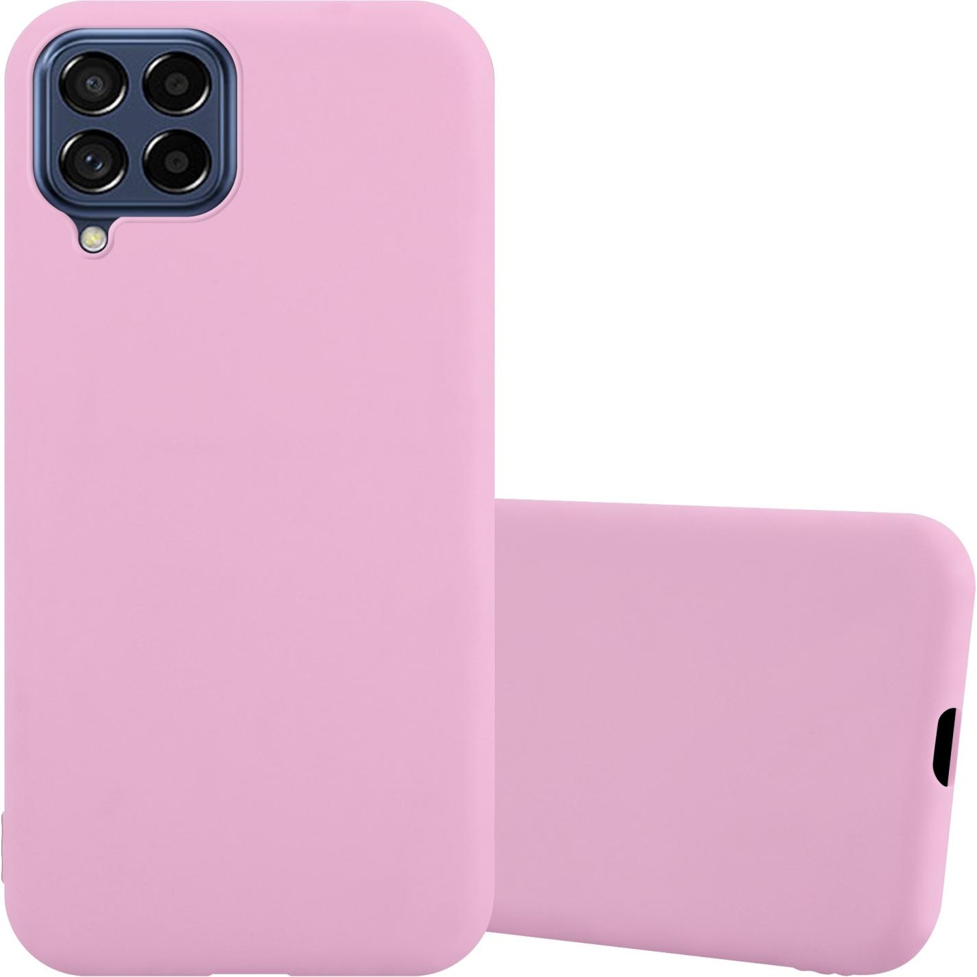 Cadorabo TPU Candy Hülle für Samsung Galaxy M53 5G (Samsung Galaxy M53 5G), Smartphone Hülle, Rosa
