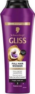 Image du produit Schwarzkopf Gliss Regenerating Shampoo Full Hair Wonder 250 Ml (250 ml, Shampoing liquide)