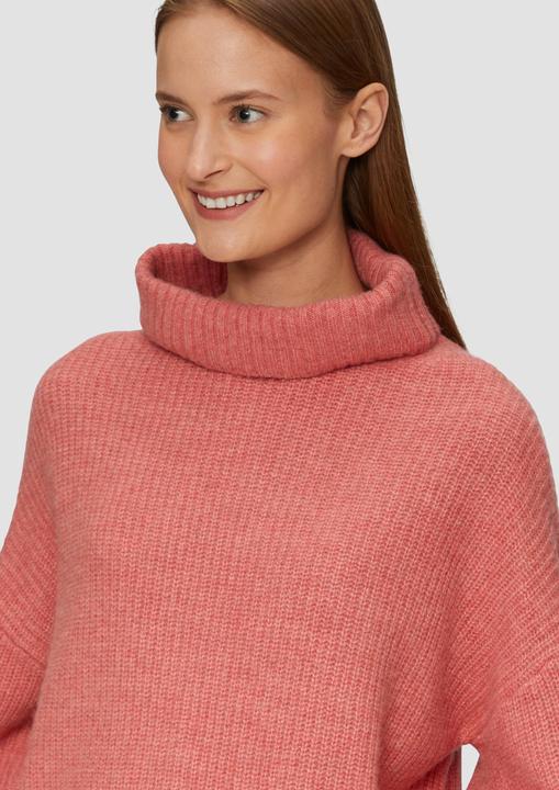 Produktbild S.Oliver Strickpullover Oversized Pullover mit Rollkragen (36)