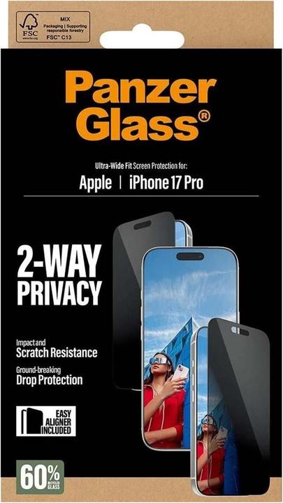 Produktbild PanzerGlass Ultra-Wide Fit (1 Stk., Apple iPhone 17 Pro)