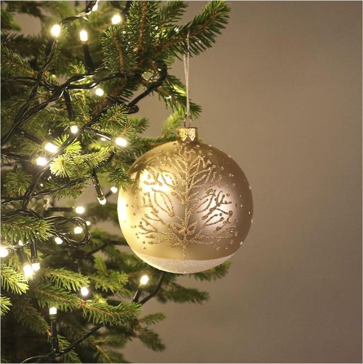 Produktbild Fs-Star Weihnachtskugel gold 10cm 6er Set (6x)