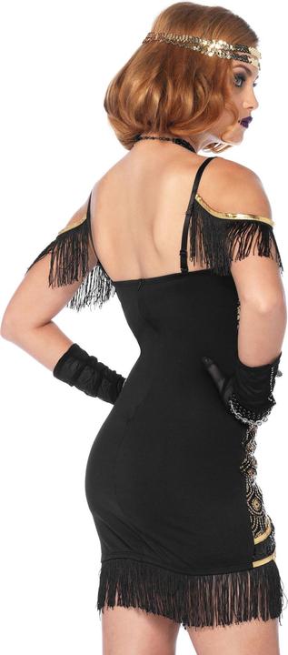 Actual product image Leg Avenue Charleston Kleid mit Pfauenmuster (S)