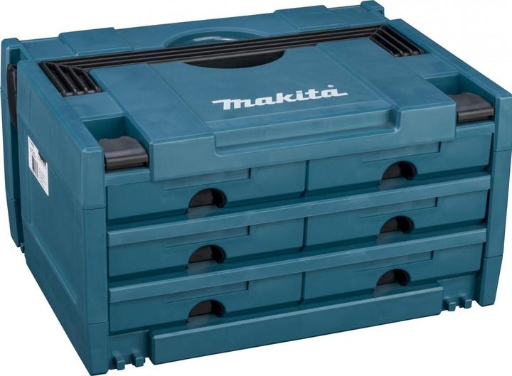 Image du produit Makita P-84333 MAKSTOR 3.6 M-BOX SYSTAINER avec 6 tiroirs (1 Pièce)