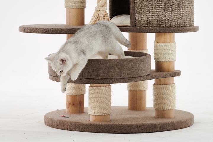 Image du produit Pet Homes Arbre à chat TENERIFFE (165 cm, Grey)