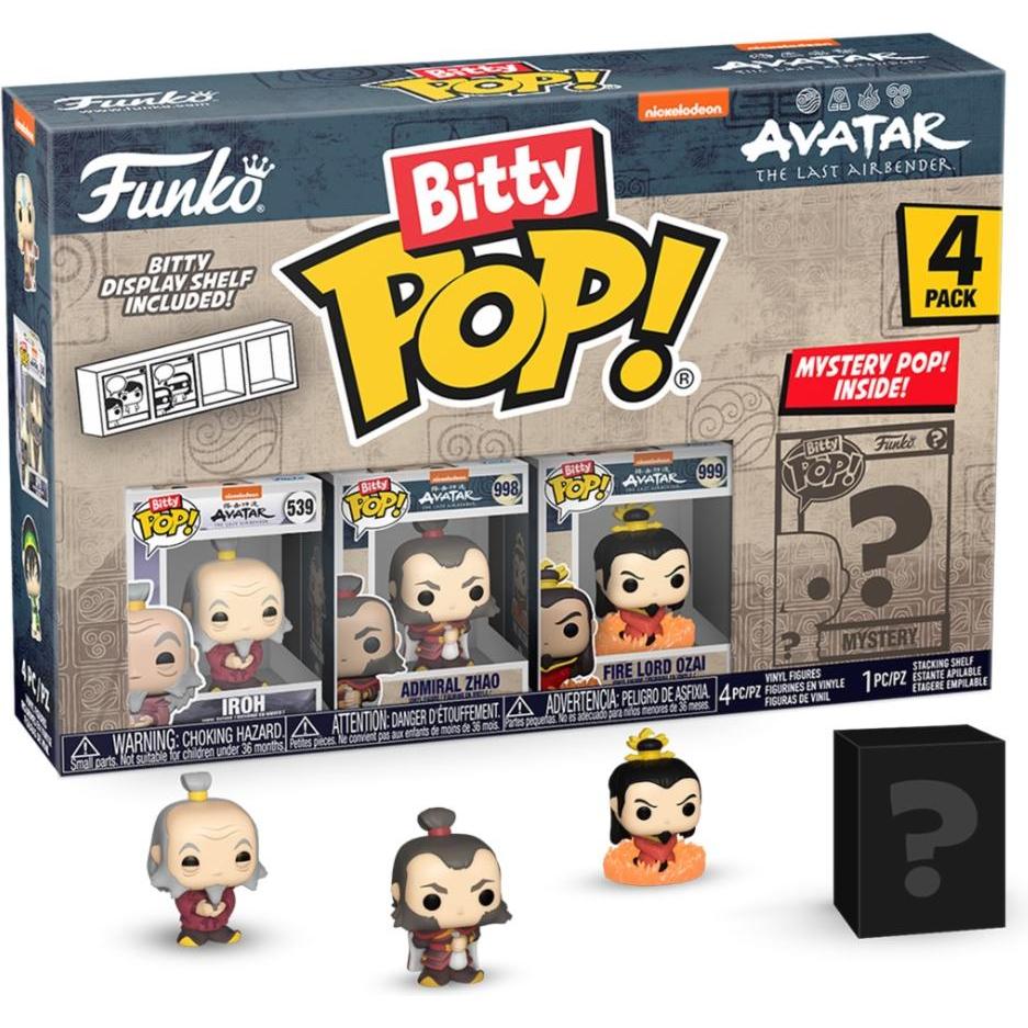 Funko Blister 4 figures Bitty POP Avatar The Last Airbender Iroh