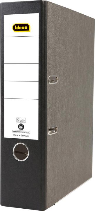Idena Map A4 zwart 8cm wolk marmer FSC mix