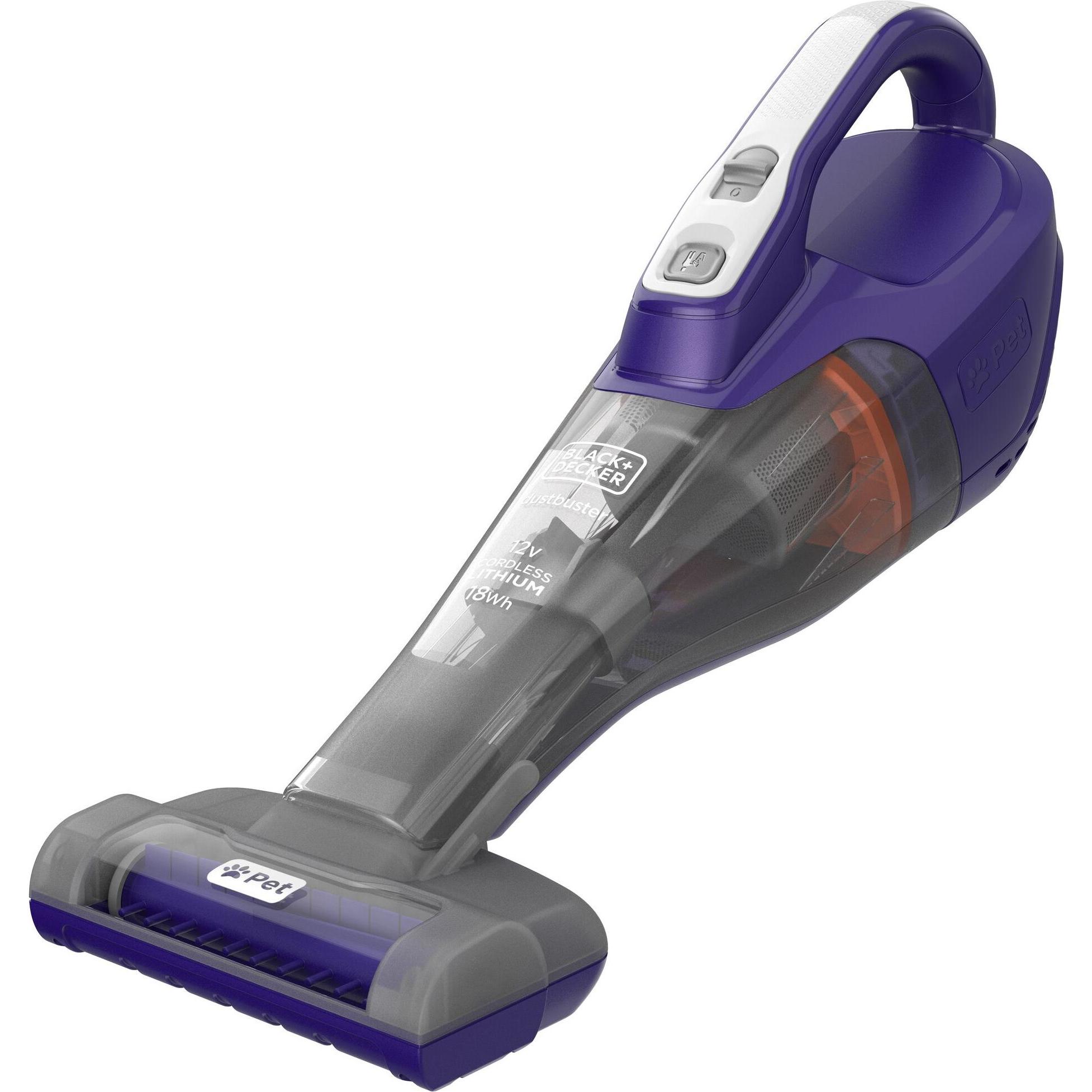 Black & Decker Akkusauger Dustbuster 12V Pet, Staubsauger, Violett