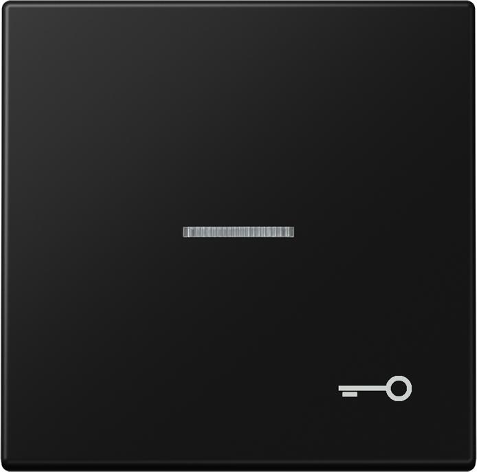 Produktbild JUNG Wippe 1t Schalter LS gra-sw mt Schl/Tür LS990KO5TSWM