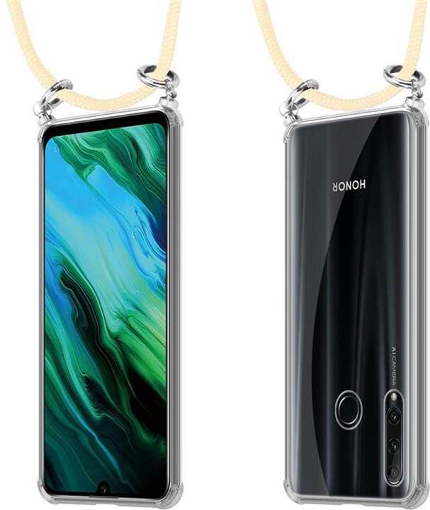 Produktbild Cadorabo TPU Handy Kette SILBER Cover