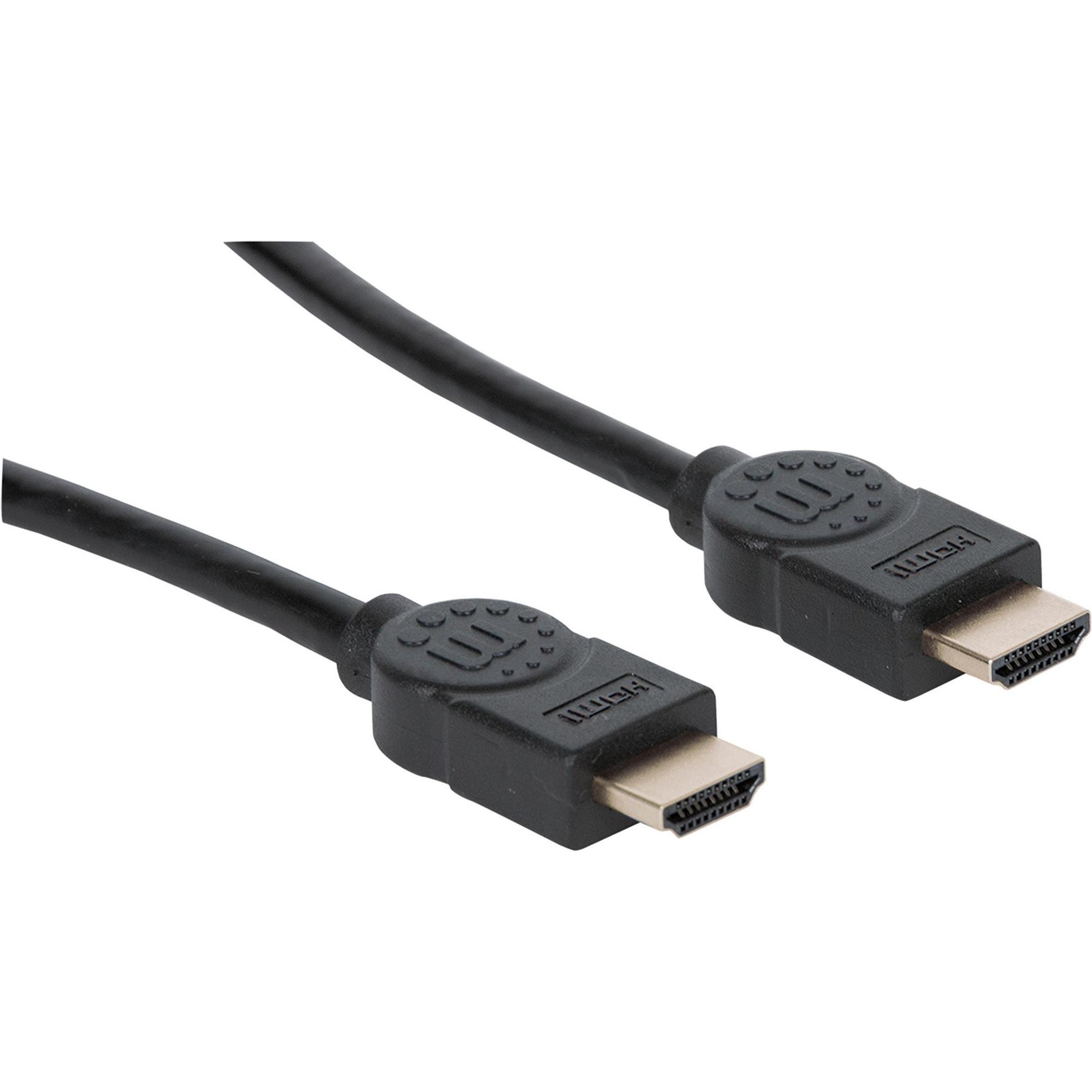 Manhattan HDMI (Typ A) — HDMI (Typ A) (2 m, HDMI), Video Kabel