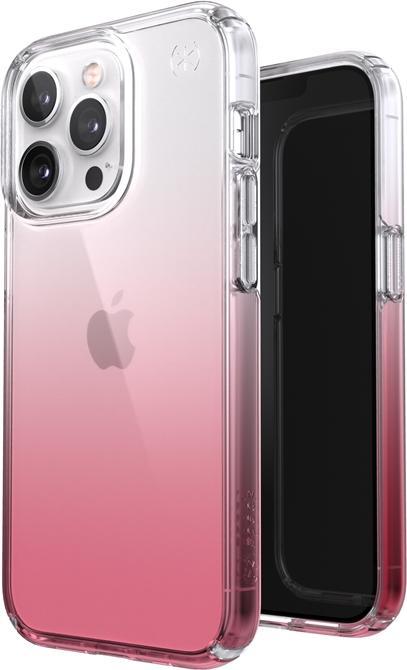 Image du produit speck Presidio Perfect-Clear + Ombre - Étui pour iPhone 13 Pro avec revêtement MICROBAN (Transparent/rose (Apple iPhone 13 Pro)