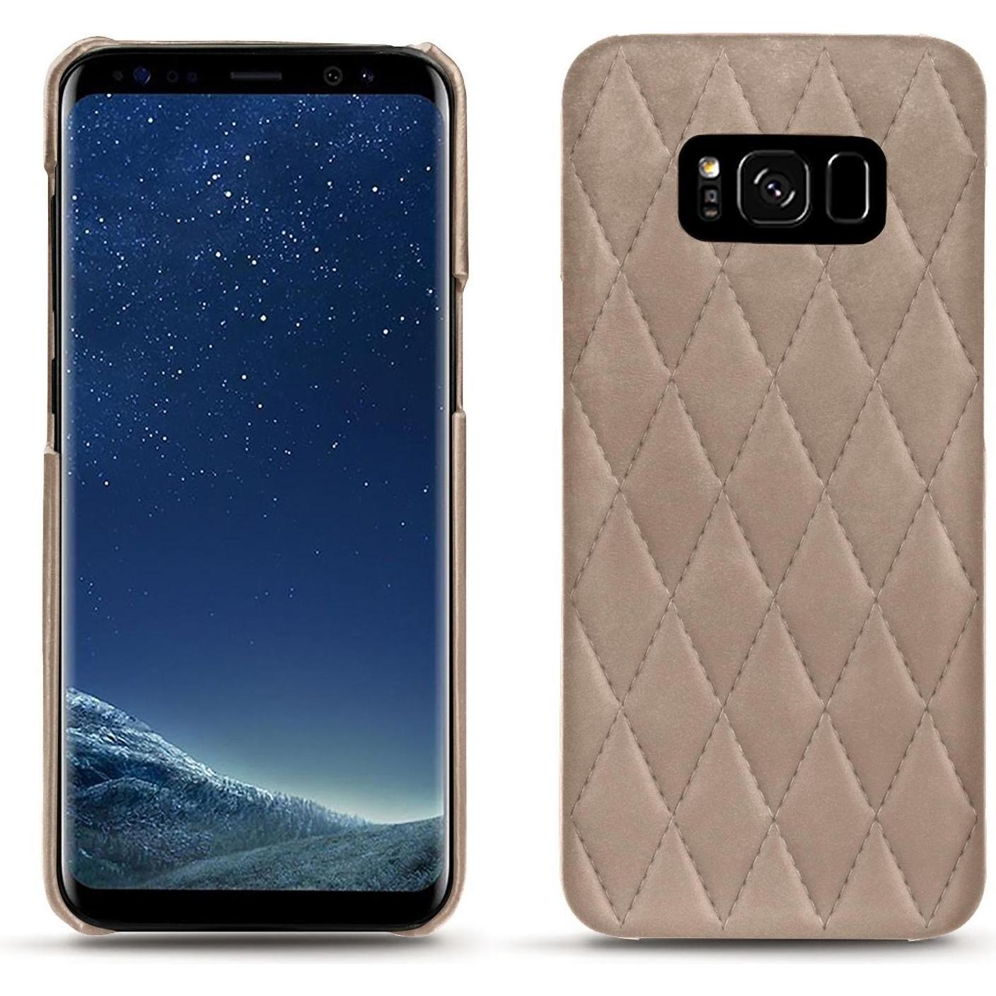 Noreve Lederschutzhülle (Samsung Galaxy S8+), Smartphone Hülle, Beige