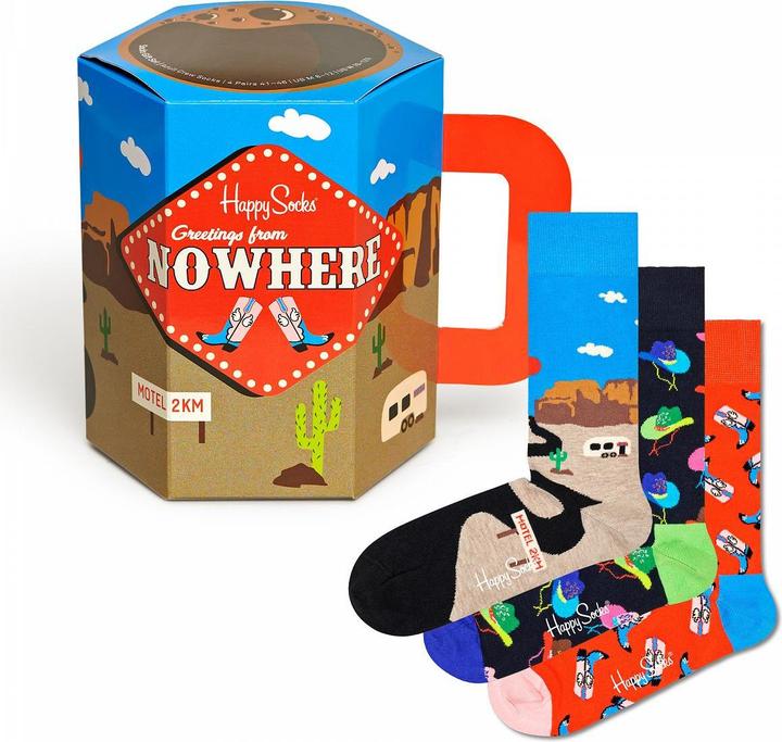 Produktbild Happy Socks Welcome To. Gift Set (3er Pack, 41 - 46)